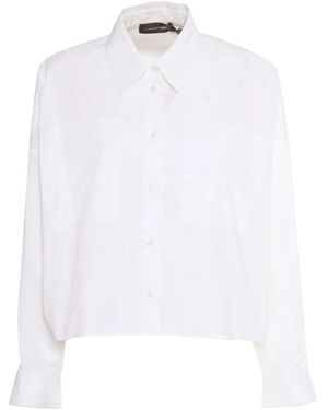 Lorena Antoniazzi Chemise À Détail De Poche - Blanc