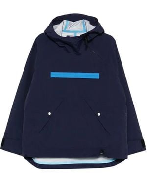 Stone Island Marina Hooded Panelled Jacket - Blue