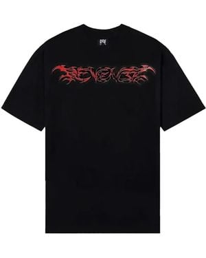 REVENGE T-Shirt Con Grafica - Nero