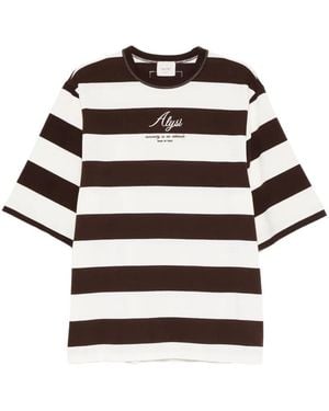 Alysi Striped T-Shirt - White