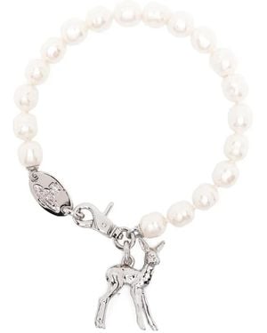 Vivienne Westwood Monette Deer Necklace - Blanc