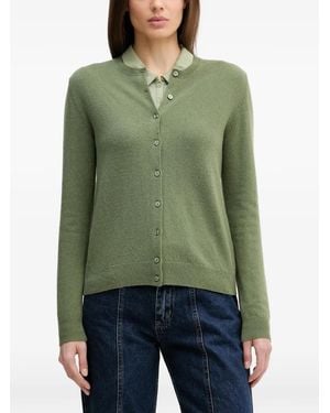 Benetton Geknöpfter Cardigan - Grün