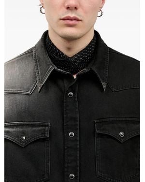 MM6 by Maison Martin Margiela Pañuelo con motivo de lunares - Negro