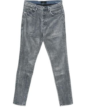 Purple Brand Jeans mit Acid-Wash-Effekt - Grau