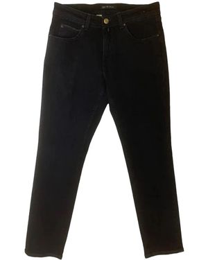 Briglia 1949 Jeans mit Logo-Patch - Schwarz