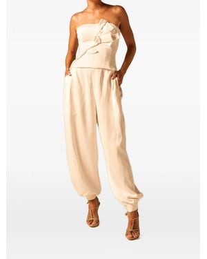 JBQ Side-Pocket Trousers - Natural