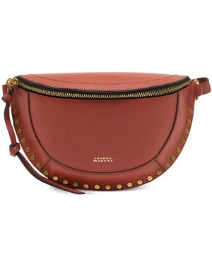 Isabel Marant Skano Studded-Detail Shoulder Bag - Pink