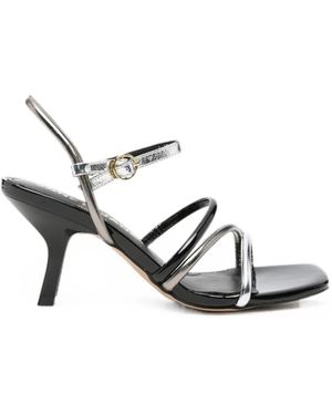 Janet & Janet Multi-Strap Heeled Sandals - White