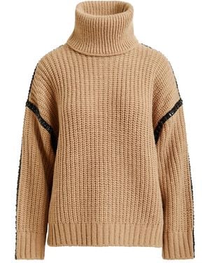 Essentiel Antwerp Indsay ビジュートリム セーター - ブラウン