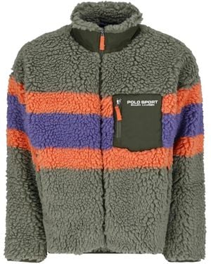 Polo Ralph Lauren Faux-Fur Zip-Fastening Jacket - Grey