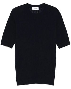 Lardini ニット Tシャツ - ブラック