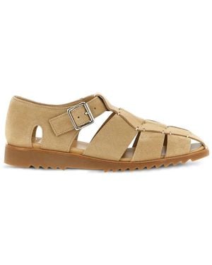 Paraboot Pacific Suede Sandals - Natural