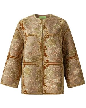 Shanghai Tang Tang Embroidered Jacket - Natural