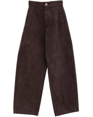 Lauren Manoogian Buttoned Pants - Brown