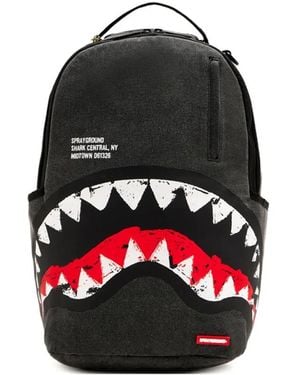 Sprayground Zaino Shark Central Painted - Rosso