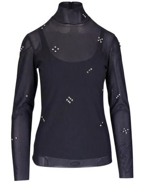 Akris Punto Embellished Blouse - Blue