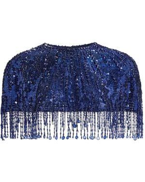 Jenny Packham Dazzle Dream Cape - Blue