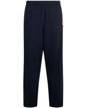 Canada Goose Logo-Patch Trousers - Blue