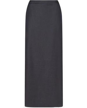 Loulou de Saison Cara Maxi Skirt - Gray