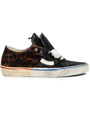 Paul Esterlin Zapatillas Caly Con Motivo De Leopardo - Blanco