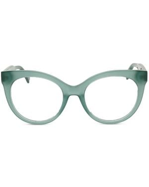 Moschino Cat-Eye-Frame Glasses - Green