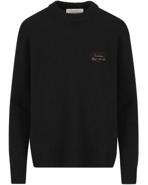 Giada Benincasa X Franz Kraler Maglione Heartbeat - Nero