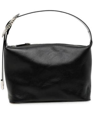 Toga Stud-Embellished Leather Tote Bag - Black