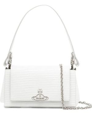Vivienne Westwood Borsa A Spalla Hazel Media - Bianco