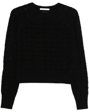 Cecilie Bahnsen Openwork Sweater - Black