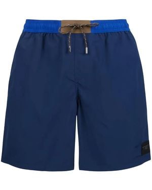Sease Cod-3 Drawstring Swim Shorts - Blue