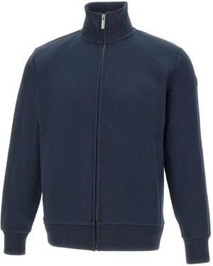 Colmar High-Neck Zip-Up Sweatshirt - Blue
