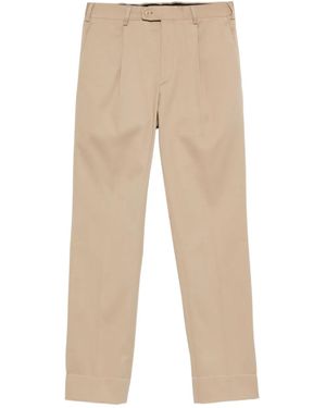 Brioni Pleated Trousers - Natural