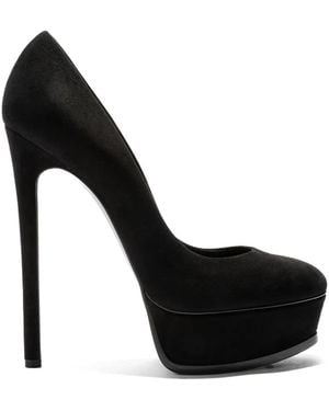 Casadei Classic Platform Court Shoes - Black