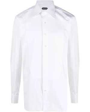 Tom Ford Slim-Cut Button Shirt - White