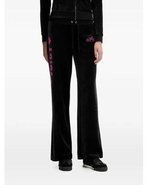 Juicy Couture Pantalon De Jogging À Lien De Resserrage - Black