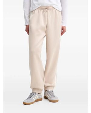 adidas Logo-Print Track Trousers - Natural