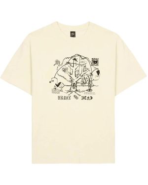 Brain Dead Oracle Graphic-Print T-Shirt - Natural