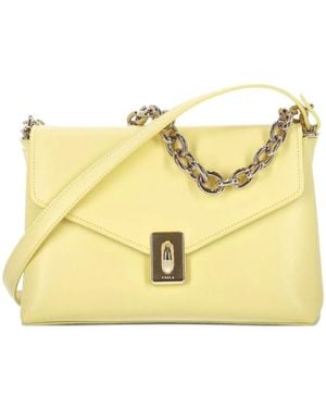 Furla Mittelgroße Meridiana Schultertasche - Gelb