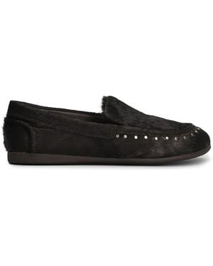 Ash Mocassins Jasper À Détails De Clous - Black