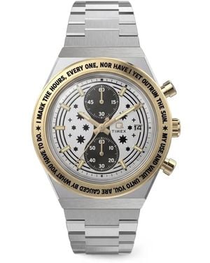 Timex Montre Q Chronograph 40 Mm - Gris