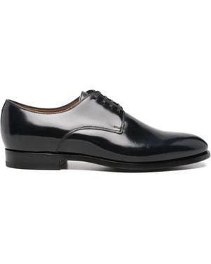 Ortigni Oxford Con Lacci E Punta A Contrasto - Nero