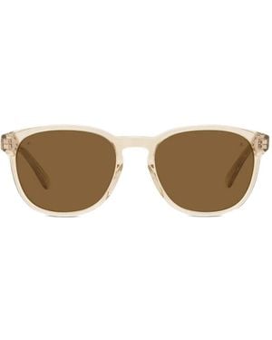 Vuarnet Gafas De Sol Con Montura Redonda - Amarillo