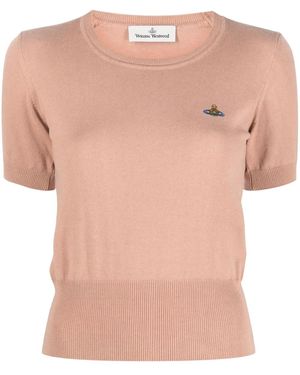 Vivienne Westwood Orb ニットトップ - ナチュラル