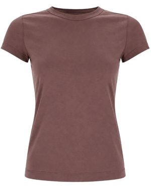 Rick Owens Crew-Neck Short-Sleeve T-Shirt - Purple