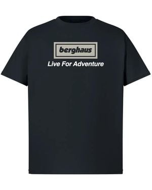 Berghaus Box-Logo Print T-Shirt - Black