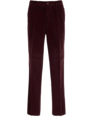 Fendi Corduroy Trousers - Red