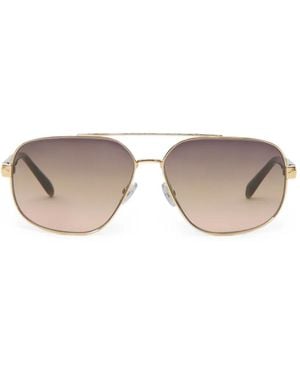 Isabel Marant Clero Pilot-Frame Sunglasses - Metallic