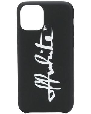 Off-White c/o Virgil Abloh Coque D'Iphone 11 Pro À Logo - Noir