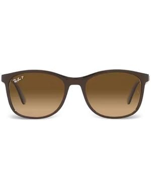 Ray-Ban Occhiali Da Sole Squadrati - Marrone