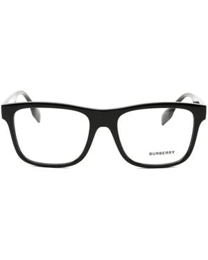 Burberry Brille Mit Eckigem Gestell - Schwarz